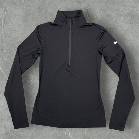 Nike Jackets & Blazers - Nike Pro Warm Dri-FIT Fleece-Lined Half-Zip Training Top Women's Running- Medium